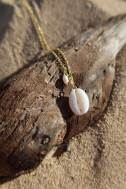 Keshi Cowrie Necklace