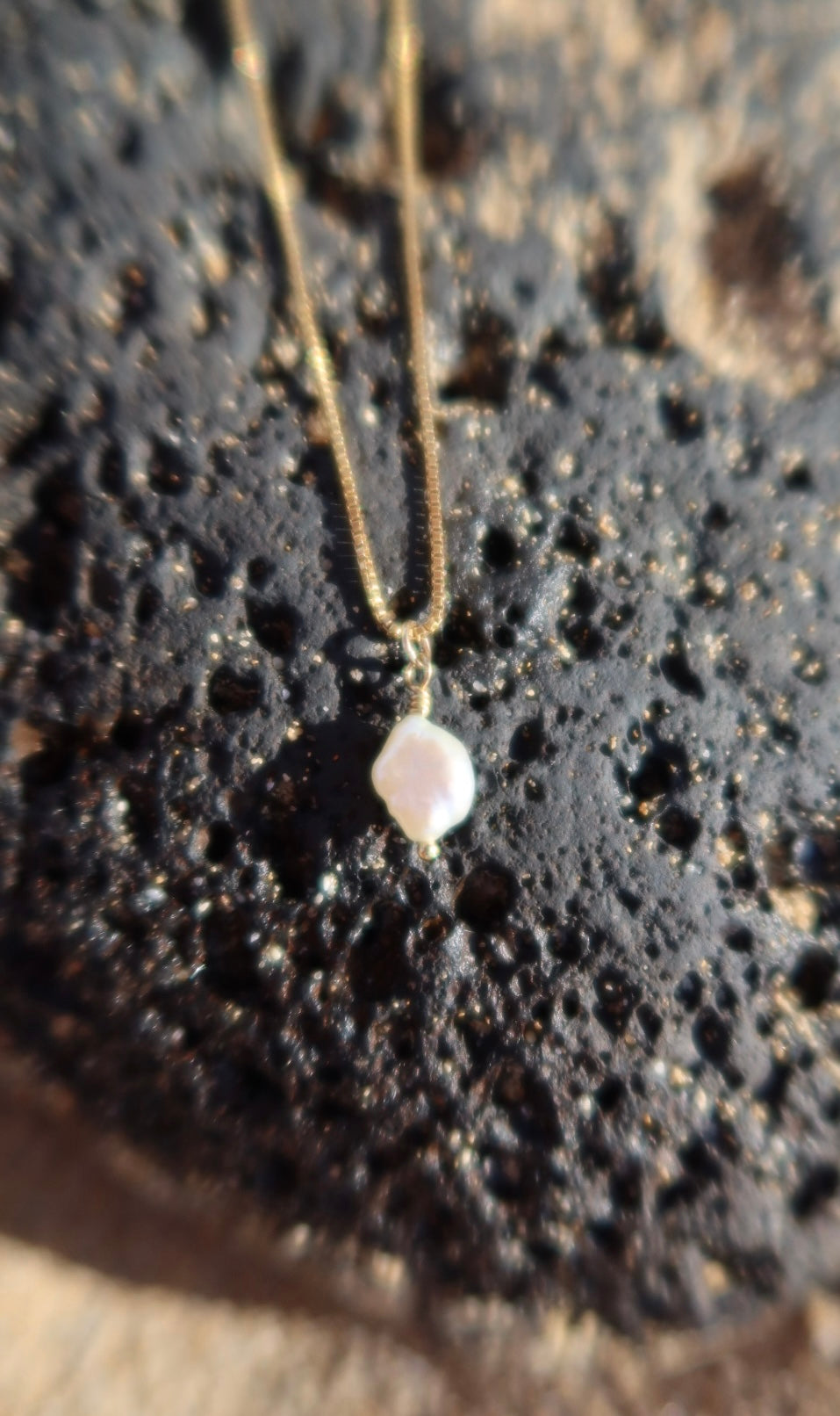 Moon Keshi Necklace